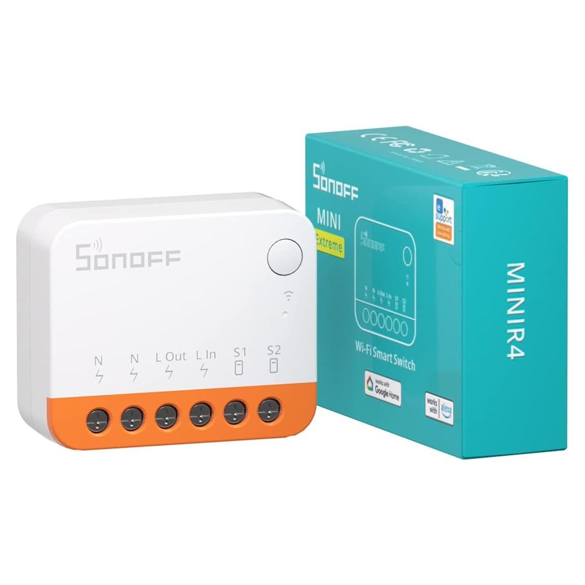 Interruptor WiFi Inteligente SONOFF MINIR4 2400W Control APP