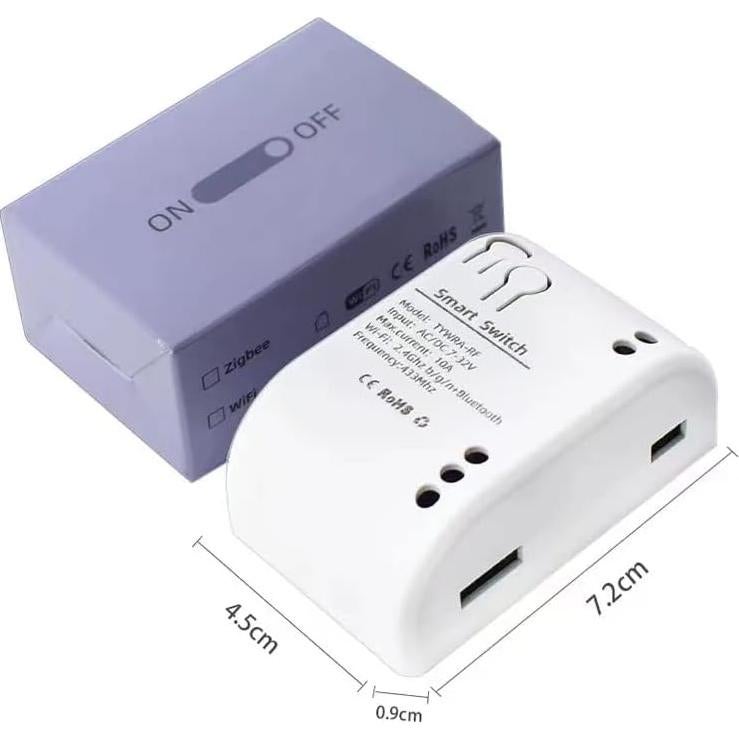 Interruptor Inteligente WiFi Yitouniu 1CH Control Remoto 12V
