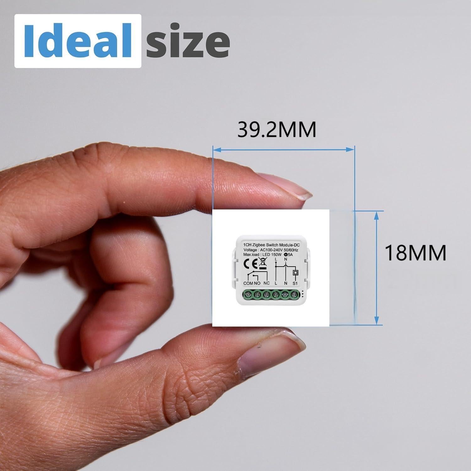 Interruptor Inteligente ZigBee URURTM 1 Canal 12V 24V AC