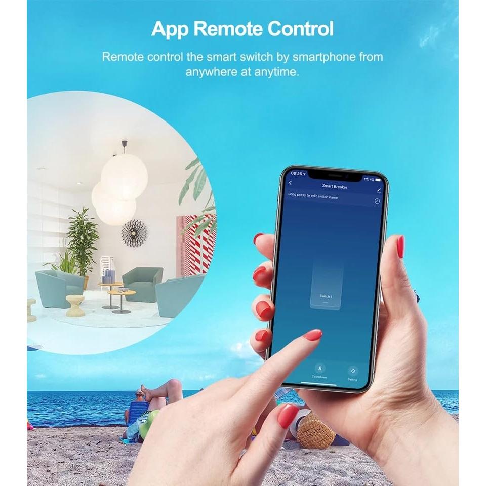 Interruptor Relé Inalámbrico WiFi MHCOZY 5V 1 Canal Control Remoto
