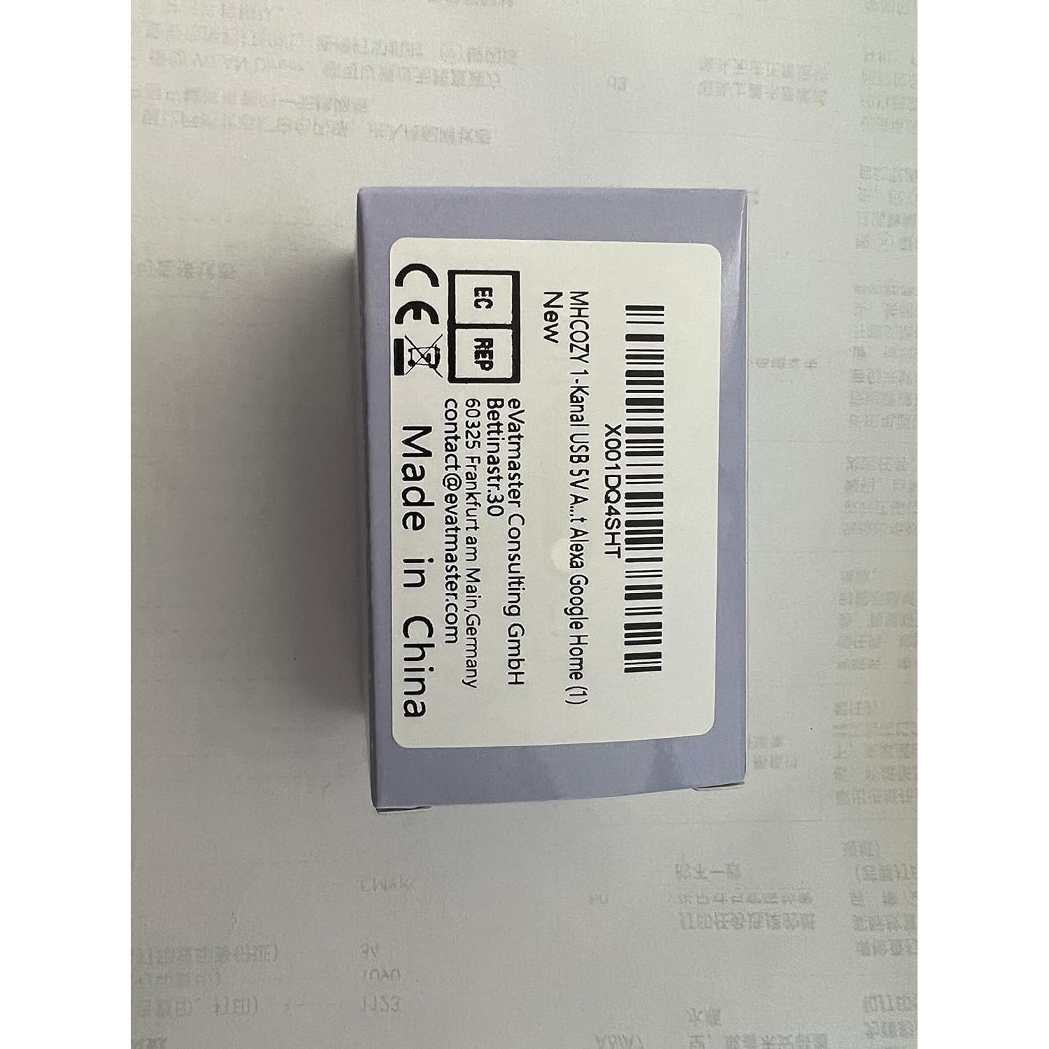 Interruptor Relé Inalámbrico WiFi MHCOZY 5V 1 Canal Control Remoto