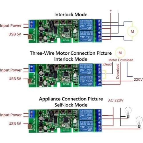 Interruptor Relé Inteligente Zigbee Huacaoe 2 Canales 5-32V