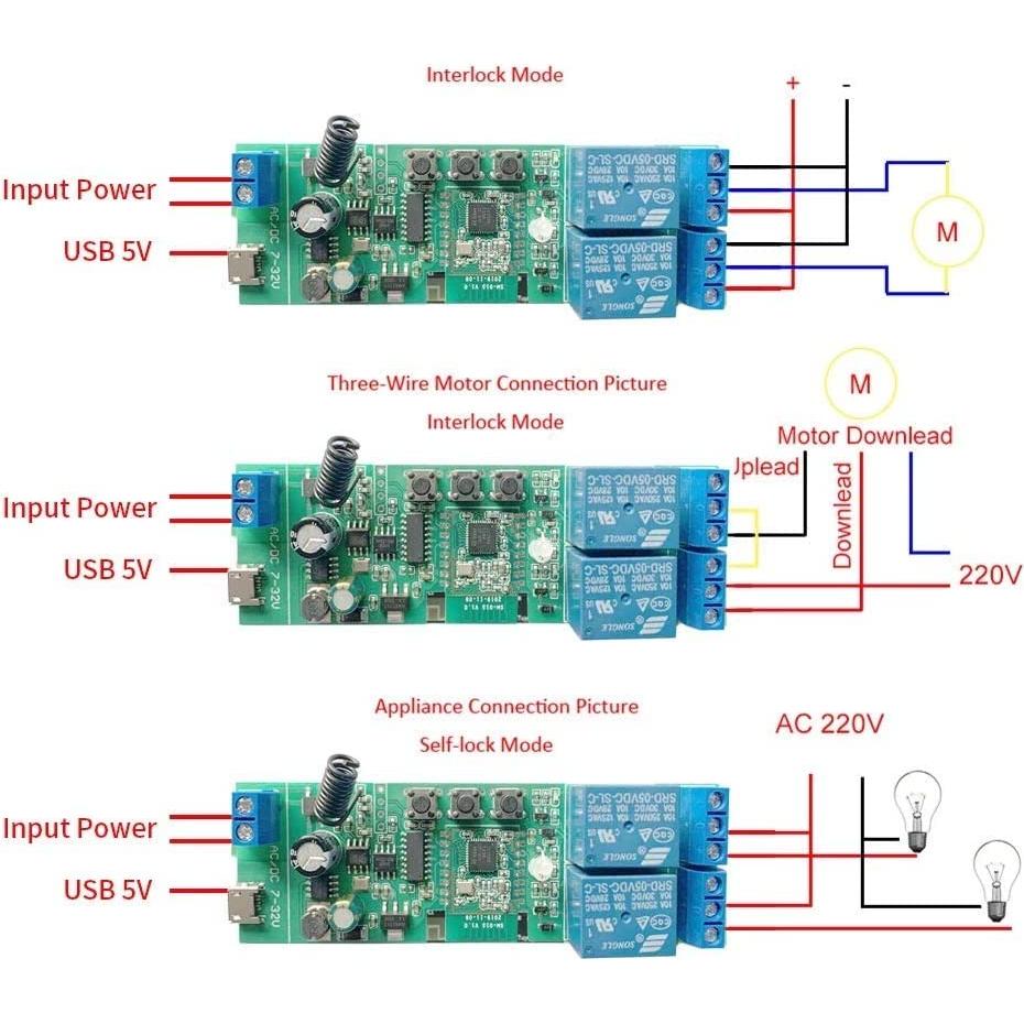 Interruptor Inteligente ZigBee MHCOZY 2 Canales 5V-250V