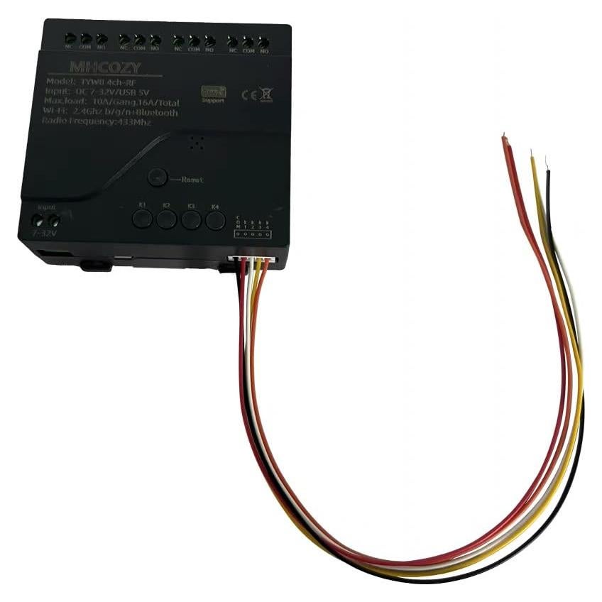 Módulo Relé Inteligente WiFi 4 Canales MHCOZY 5V-32V