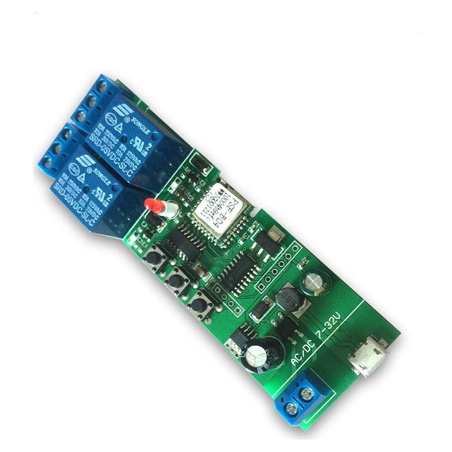 Interruptor Inteligente Inalámbrico WiFi 2CH eWelink 5-32V