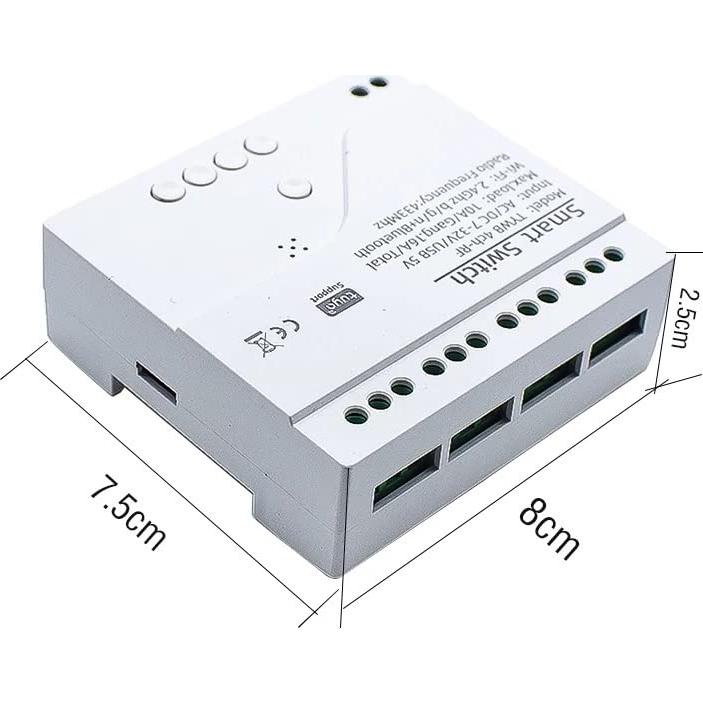 Interruptor de Relé Inalámbrico Zigbee MHCOZY 4CH 85-250V