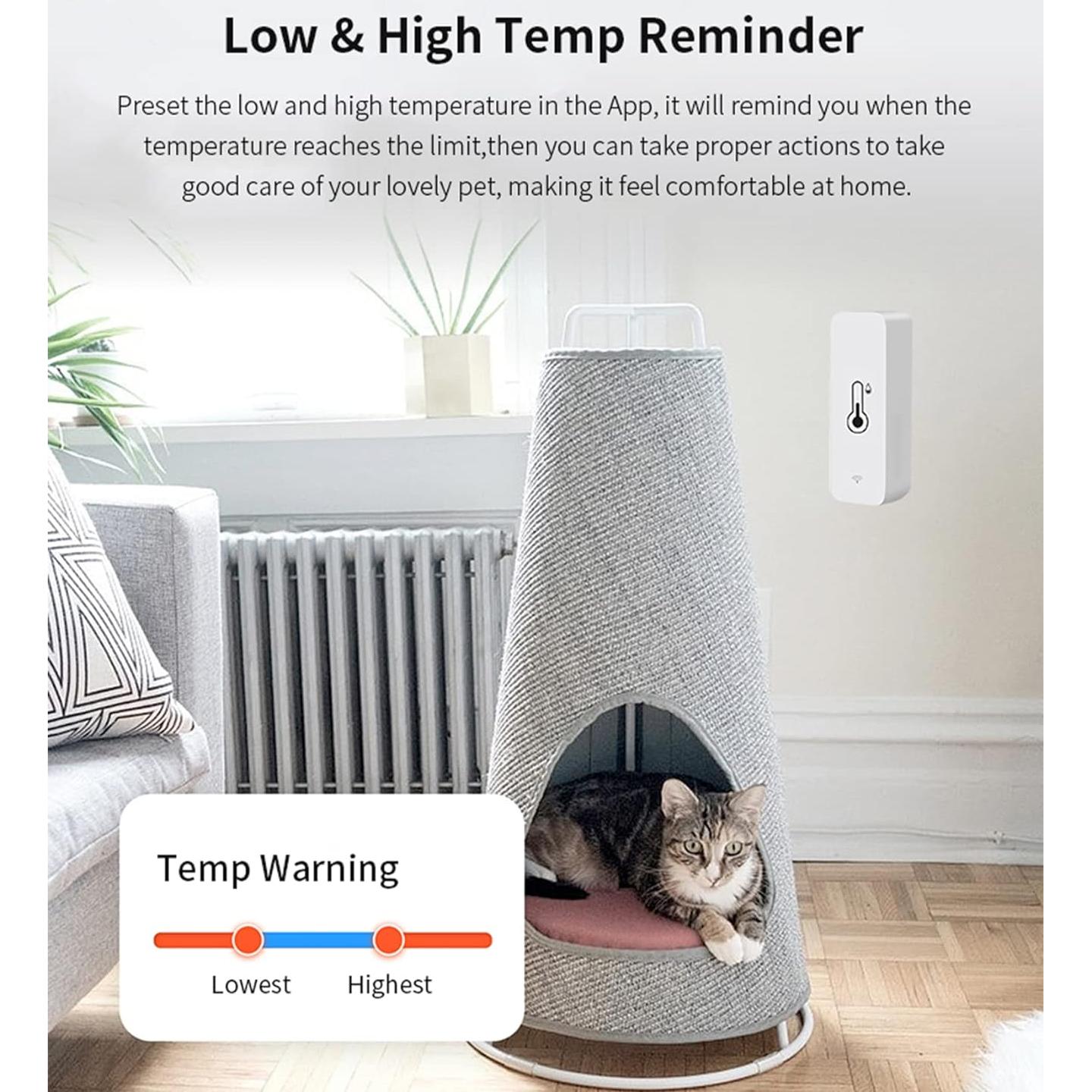 Sensor de Temperatura y Humedad WiFi Gaoducash TH01 - Monitoreo Remoto