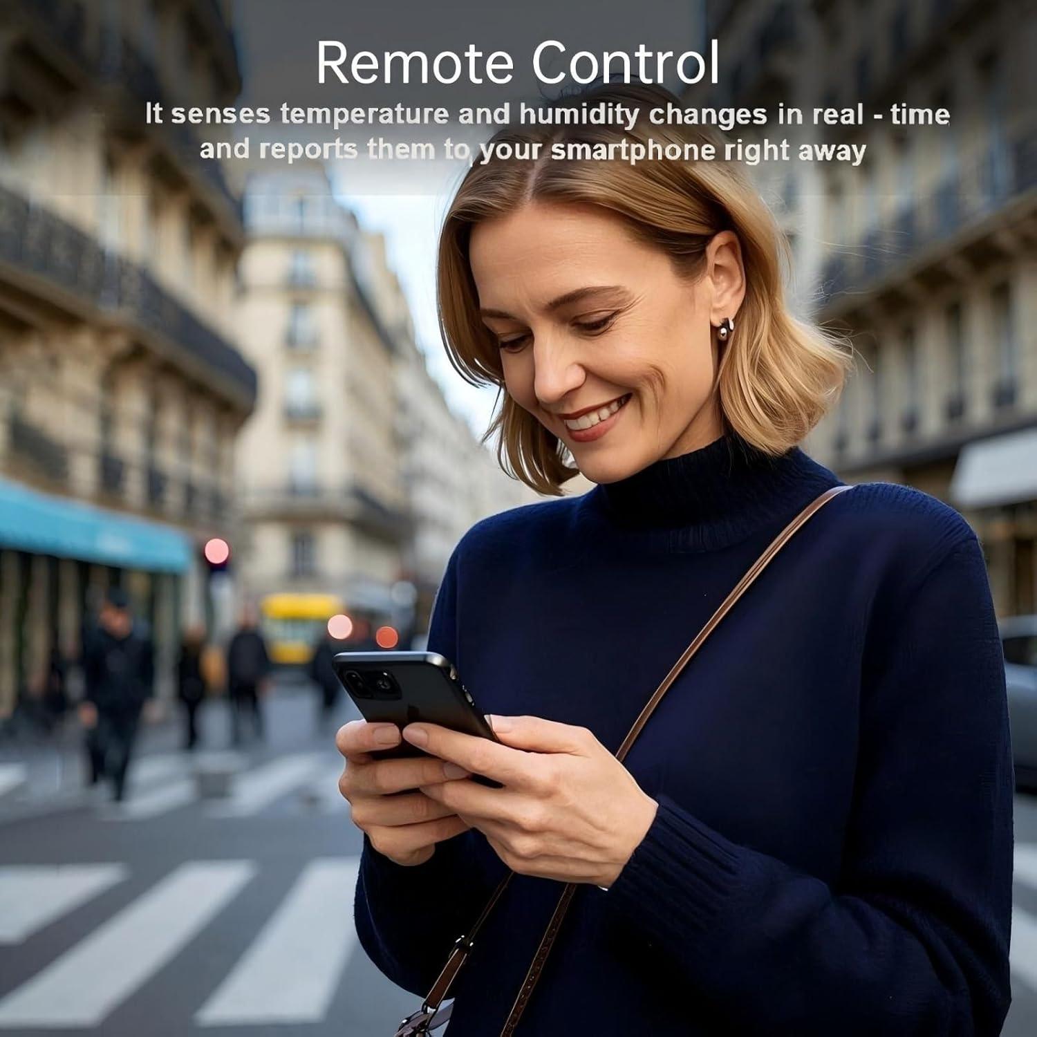 Sensor de Temperatura y Humedad WiFi Sanofuturion WHWSD01