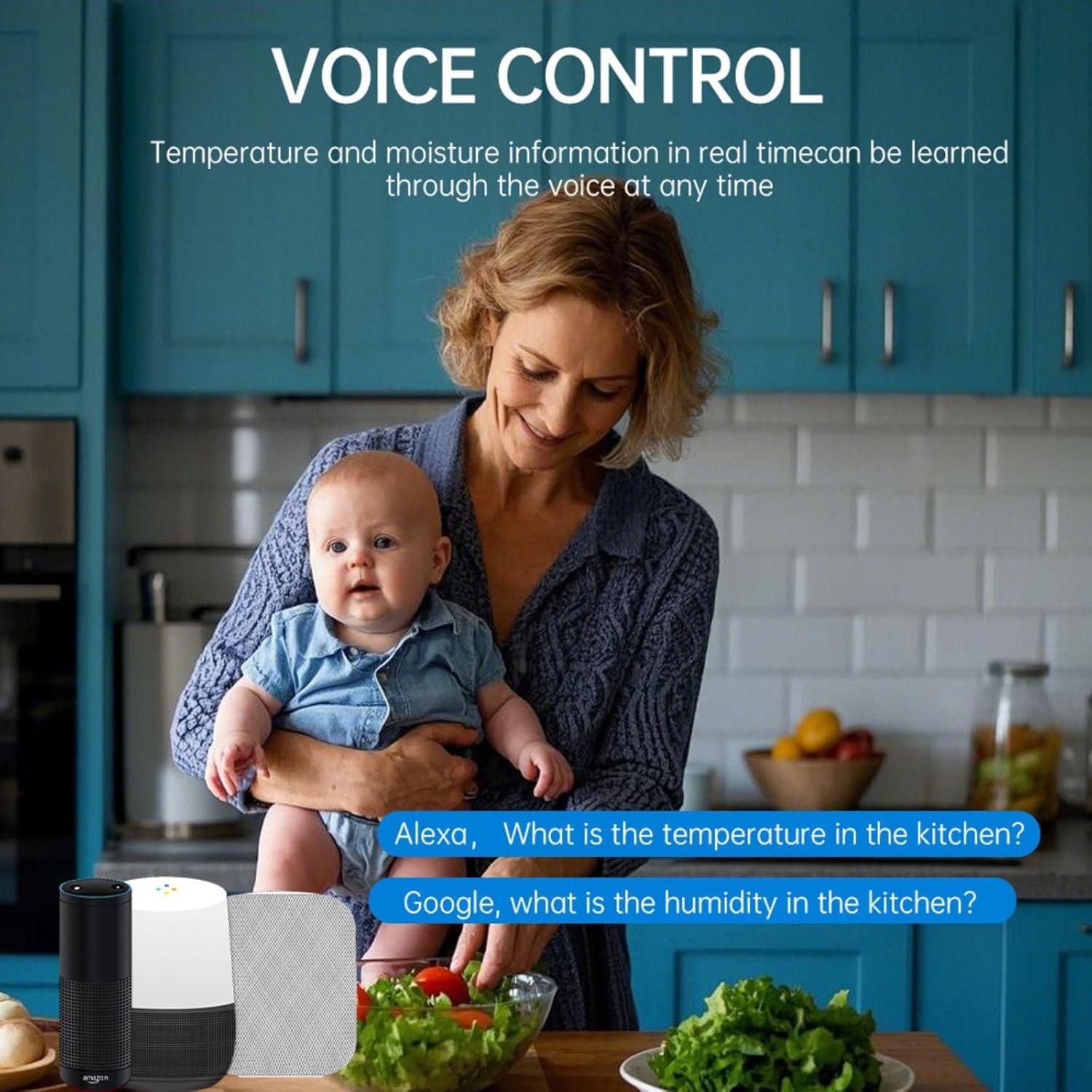 Sensor de Temperatura y Humedad WiFi Sanofuturion WHWSD01