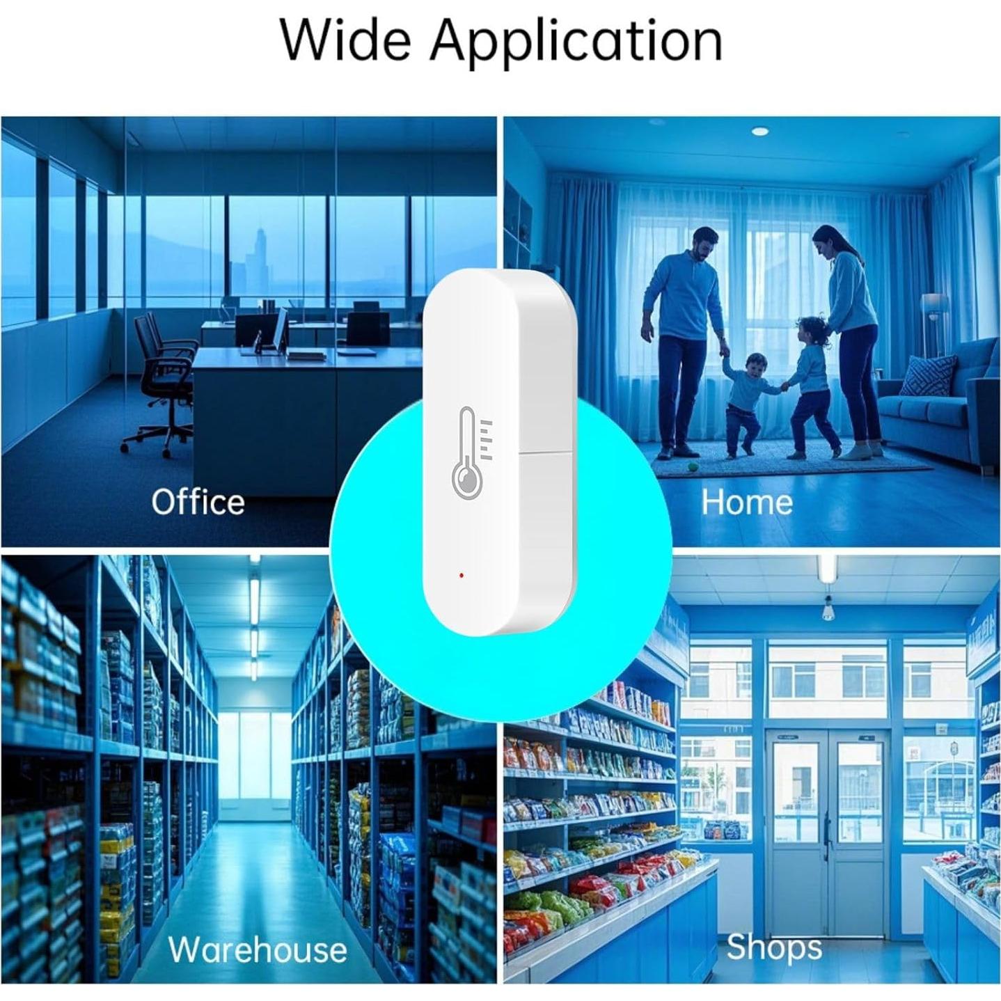 Sensor de Temperatura y Humedad WiFi Sanofuturion WHWSD01