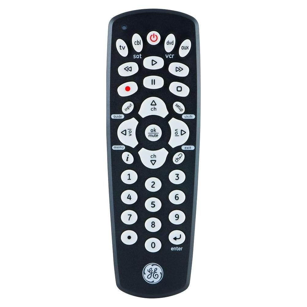 Control Remoto Universal GE 4 Dispositivos Negro 34708