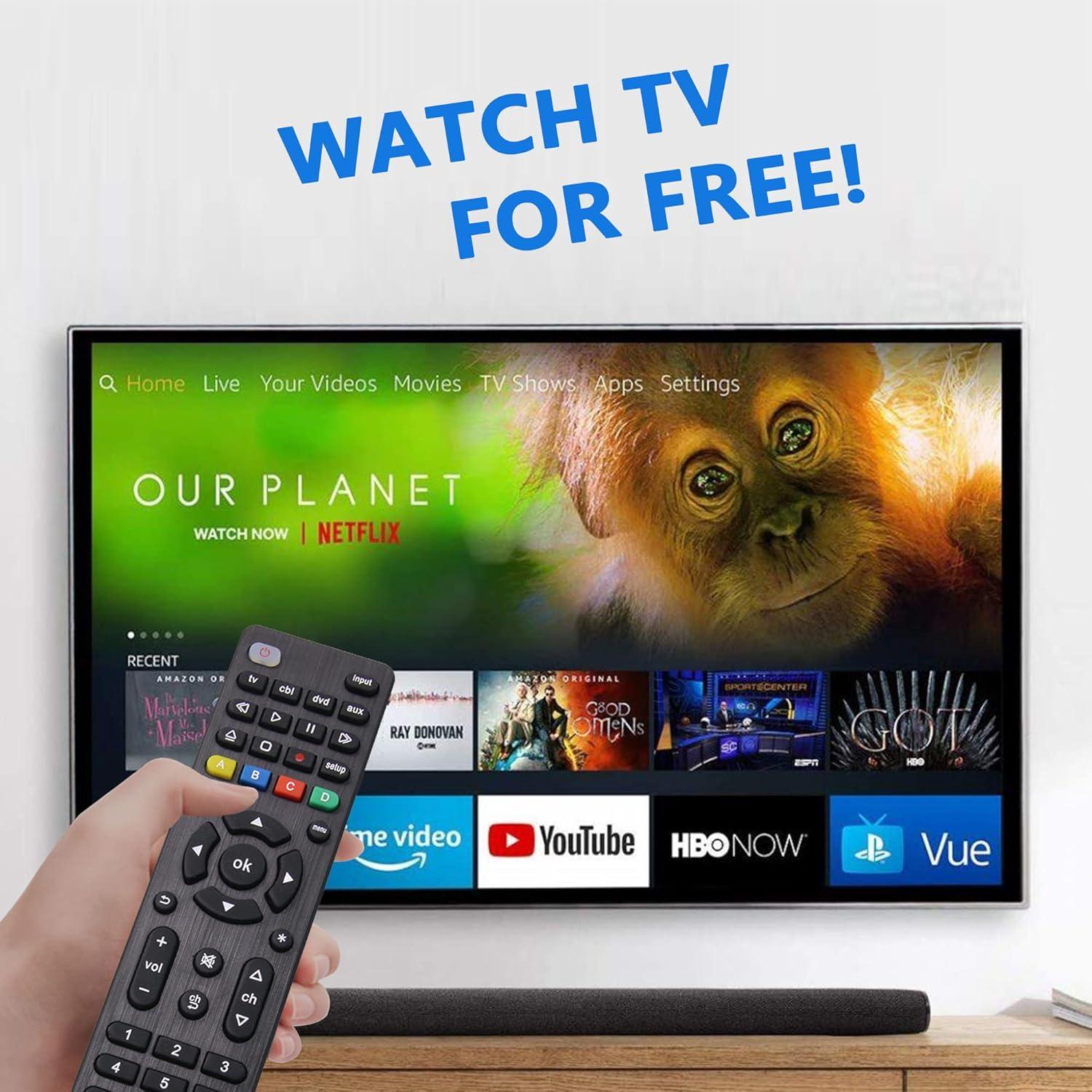 Control Remoto Universal MYHGRC 4 en 1 para TV y Audio