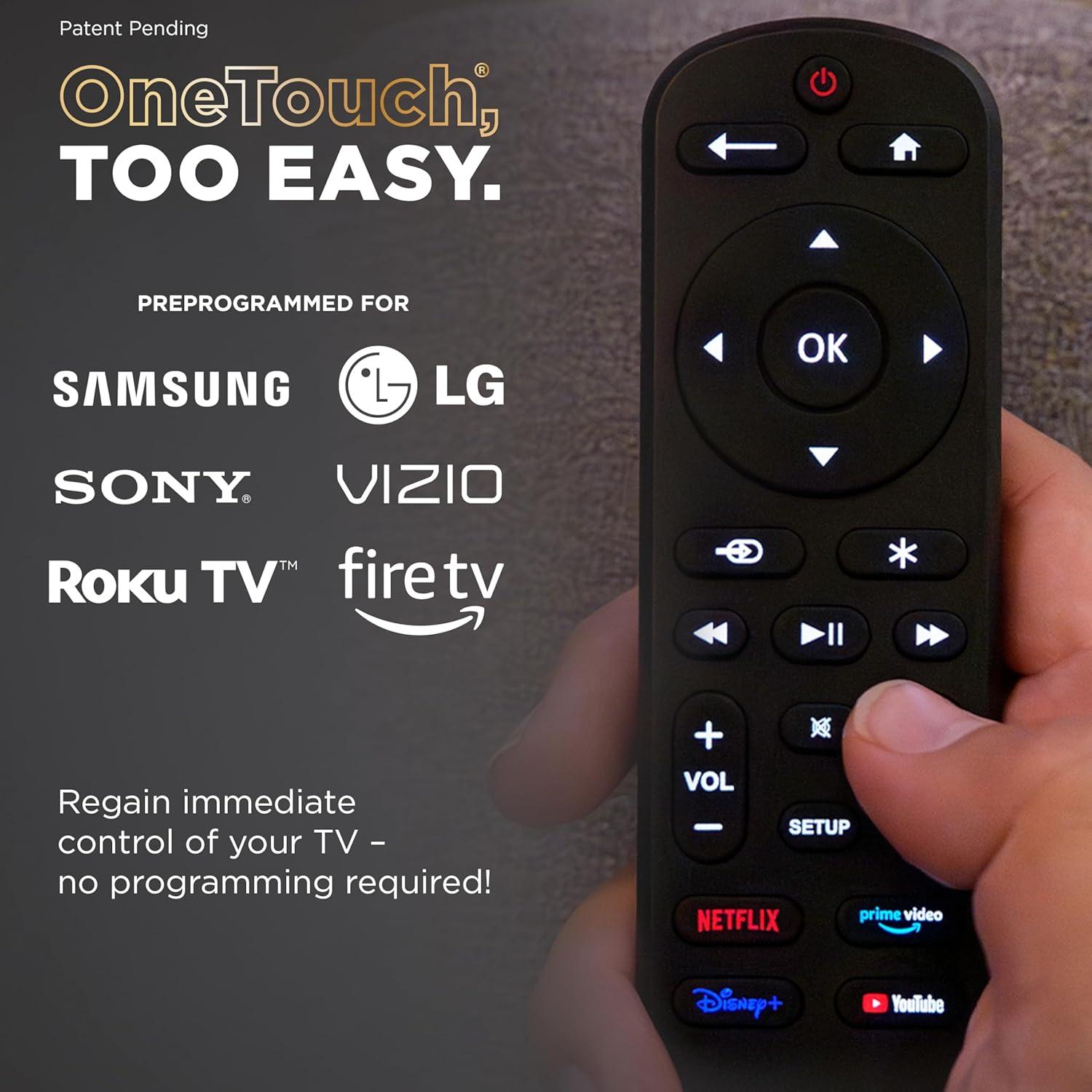 Control Remoto Universal UltraPro OneTouch para TV Inteligente