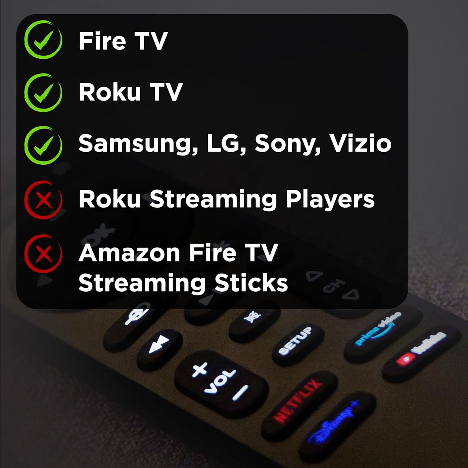 Control Remoto Universal UltraPro OneTouch para TV Inteligente