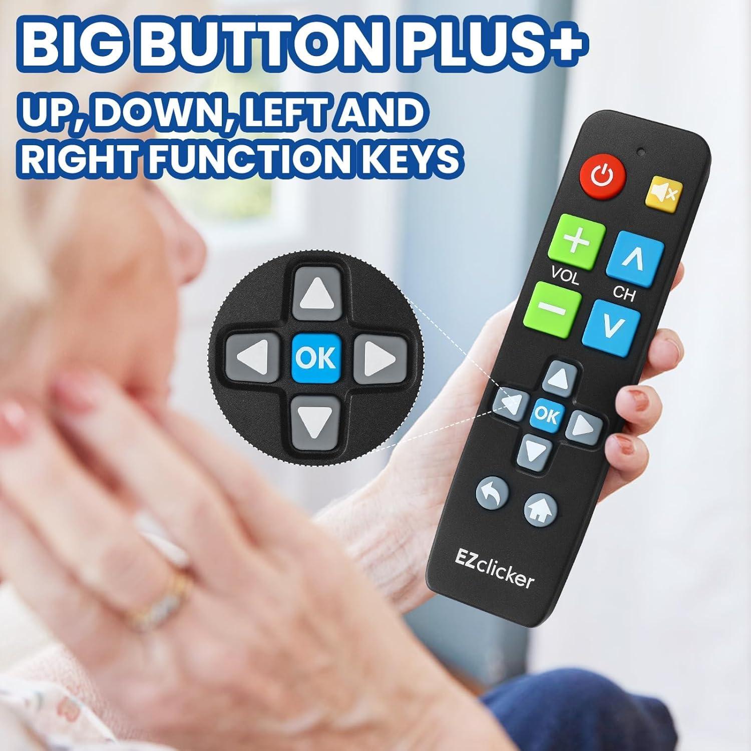 Control Remoto Universal TV Benoo EZCPTVB Botón Grande Negro