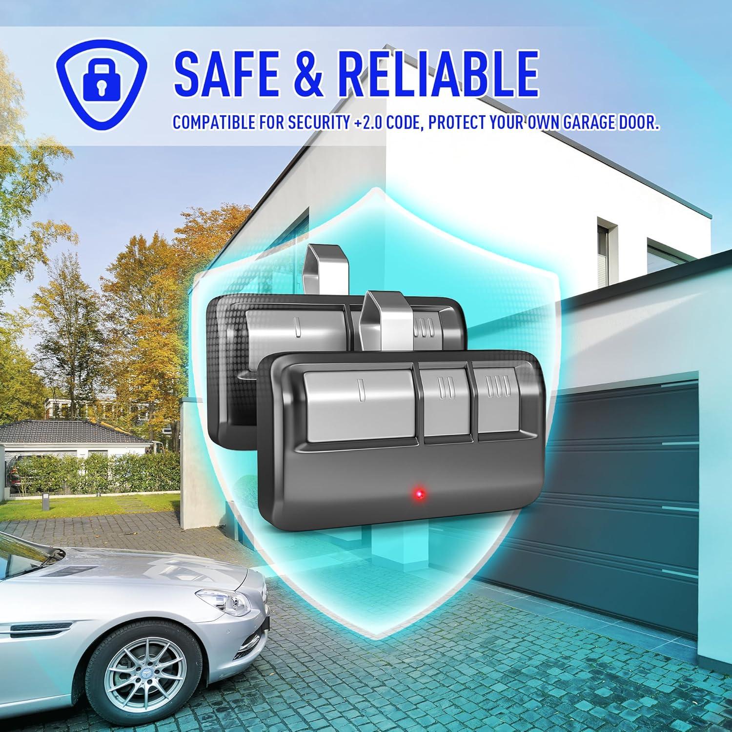 Control Remoto Universal Gonat para Puerta de Garaje - Paquete de 2