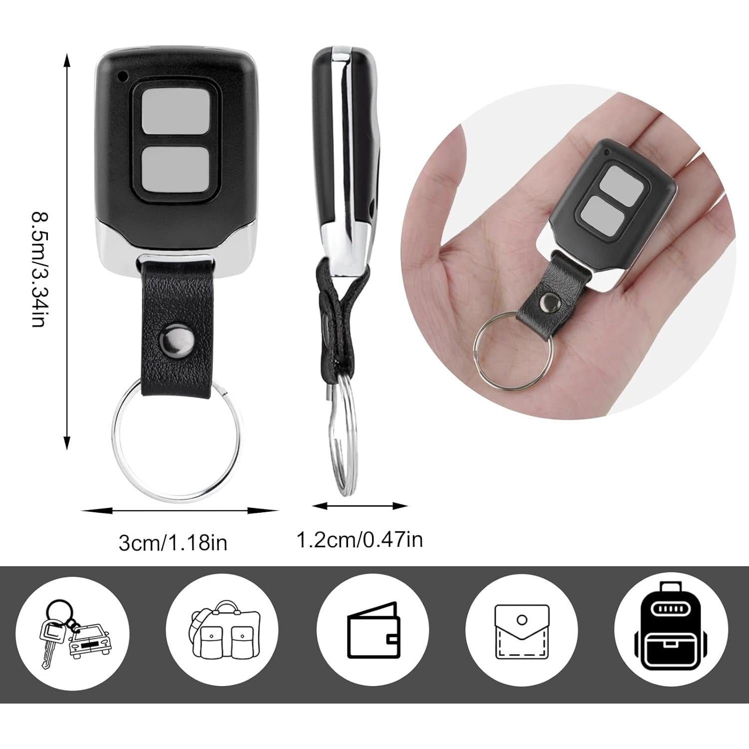 Control Remoto Universal para Puerta de Garaje DDCafor 893MAX