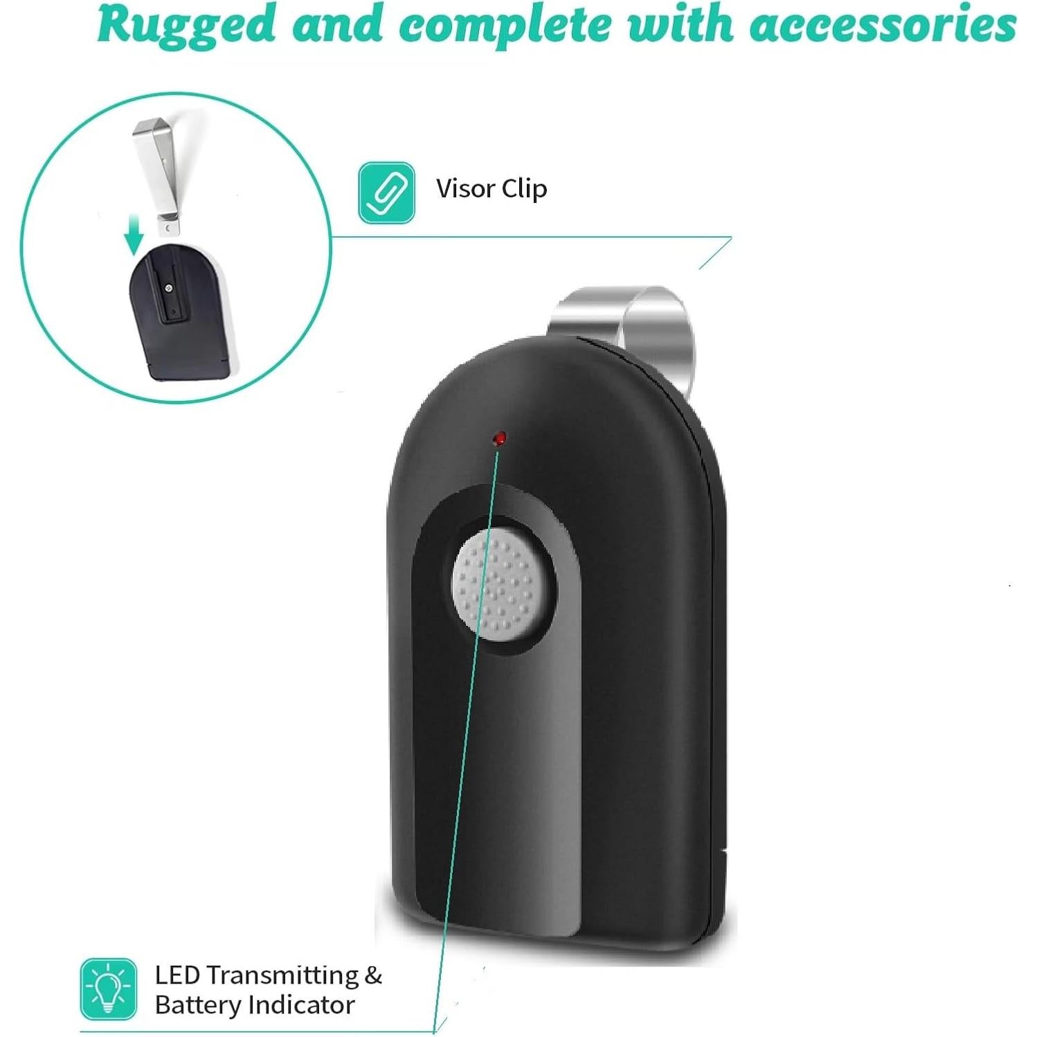 Control Remoto de Reemplazo datonten para Garaje 2PACK