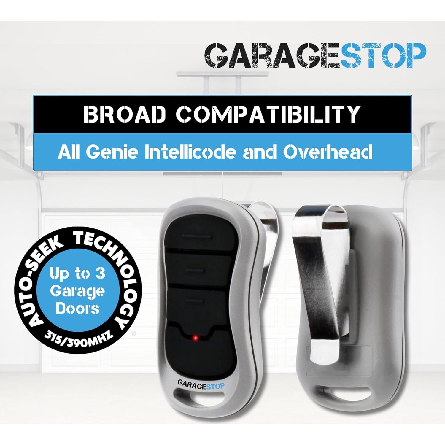 Control Remoto Garage Stop G3T-BX G3T-R para Puerta de Garaje