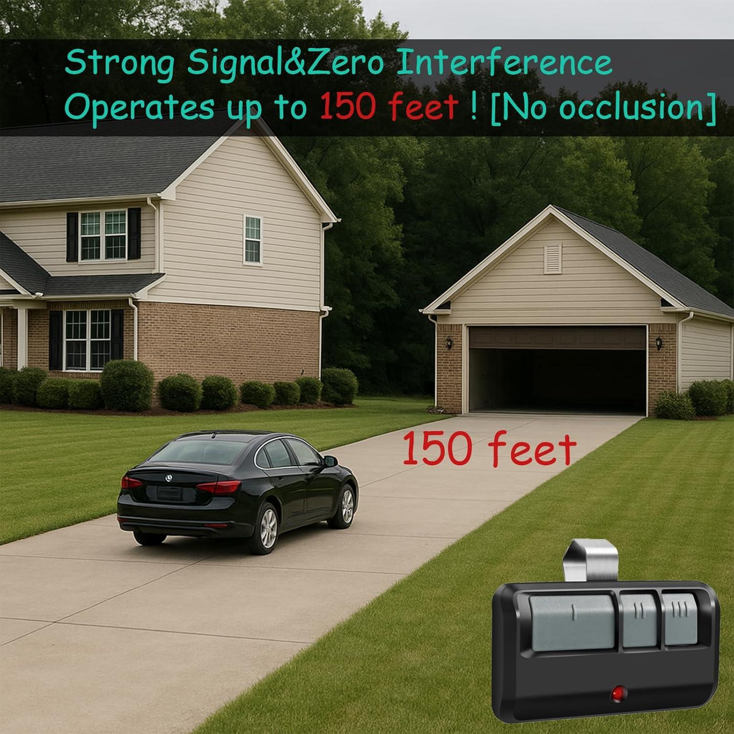 Control Remoto de Garaje Datonten 893MAX Universal 2 Piezas