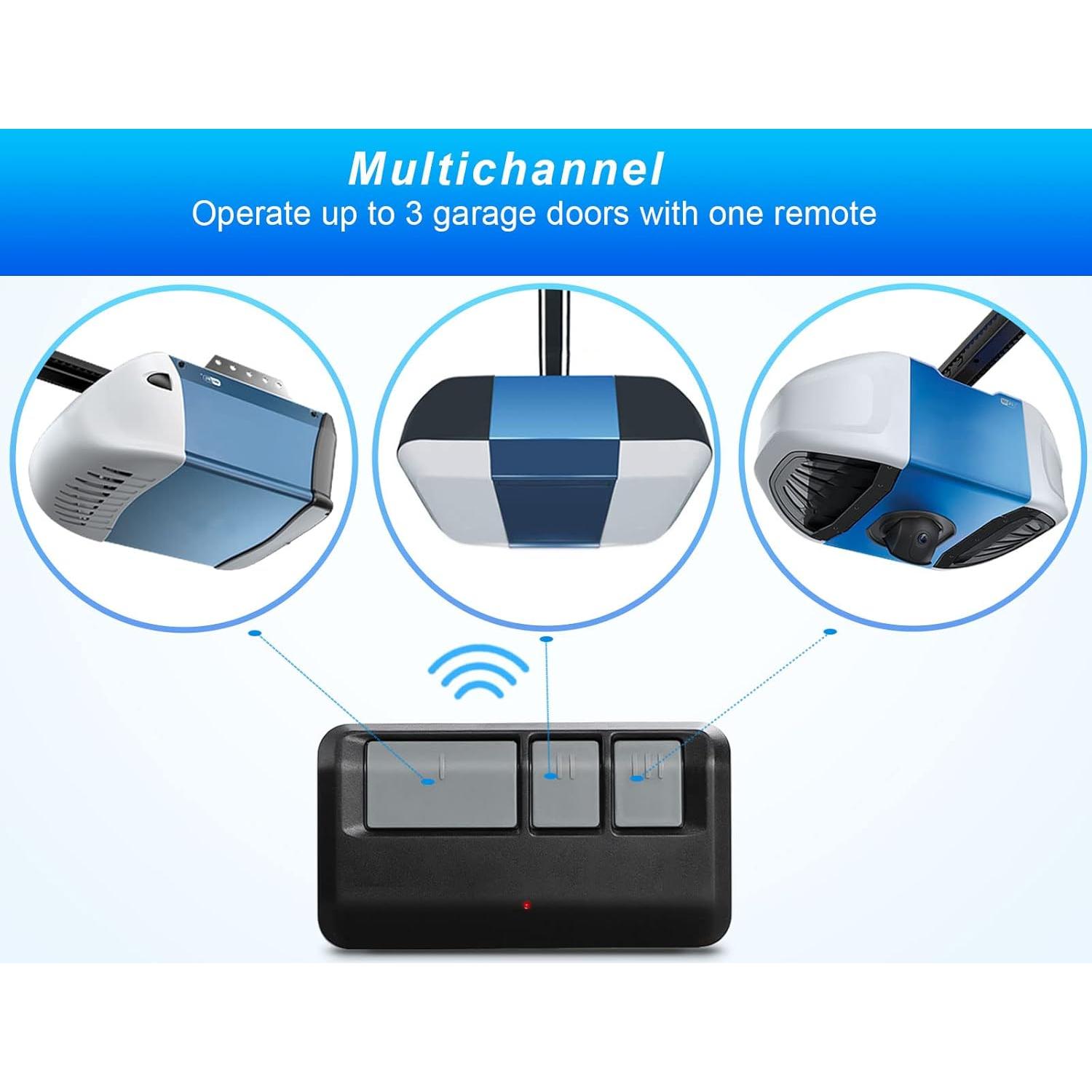 Control Remoto Universal CreaCity 2x para Puerta de Garaje