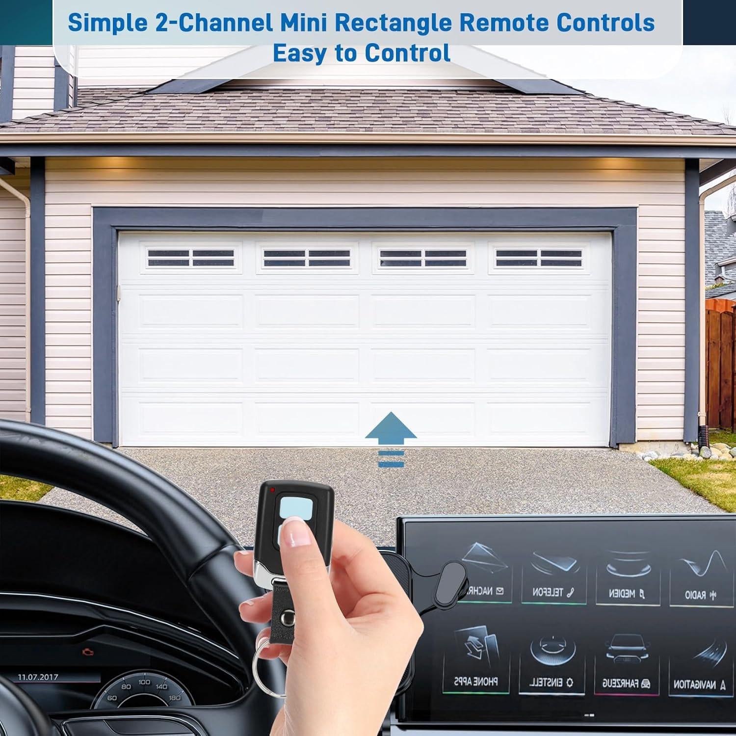 Control Remoto Universal para Puerta de Garaje Pevxou 2-Pack