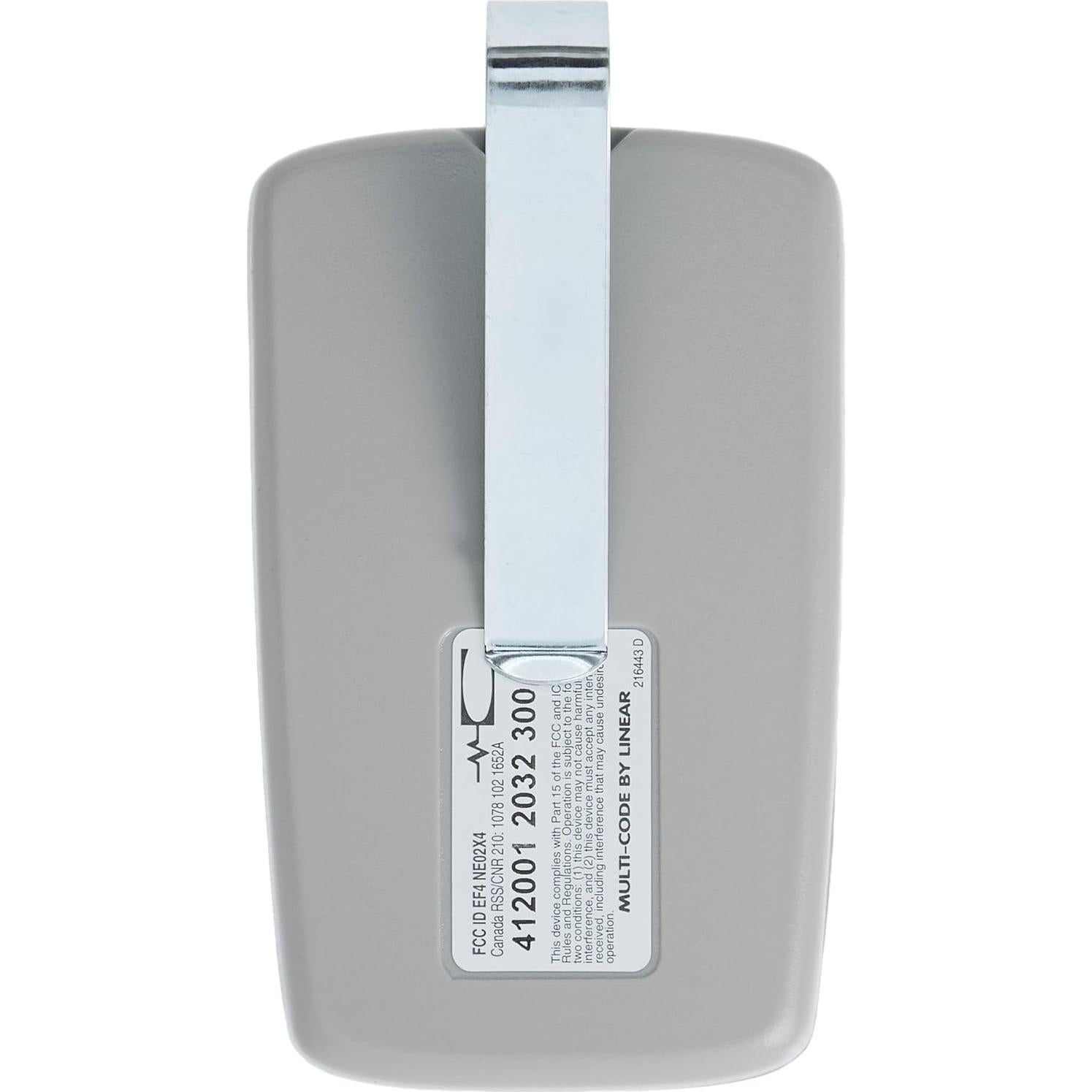 Transmisor de Visor Linear MCS412001 2 Canales Gris Suave