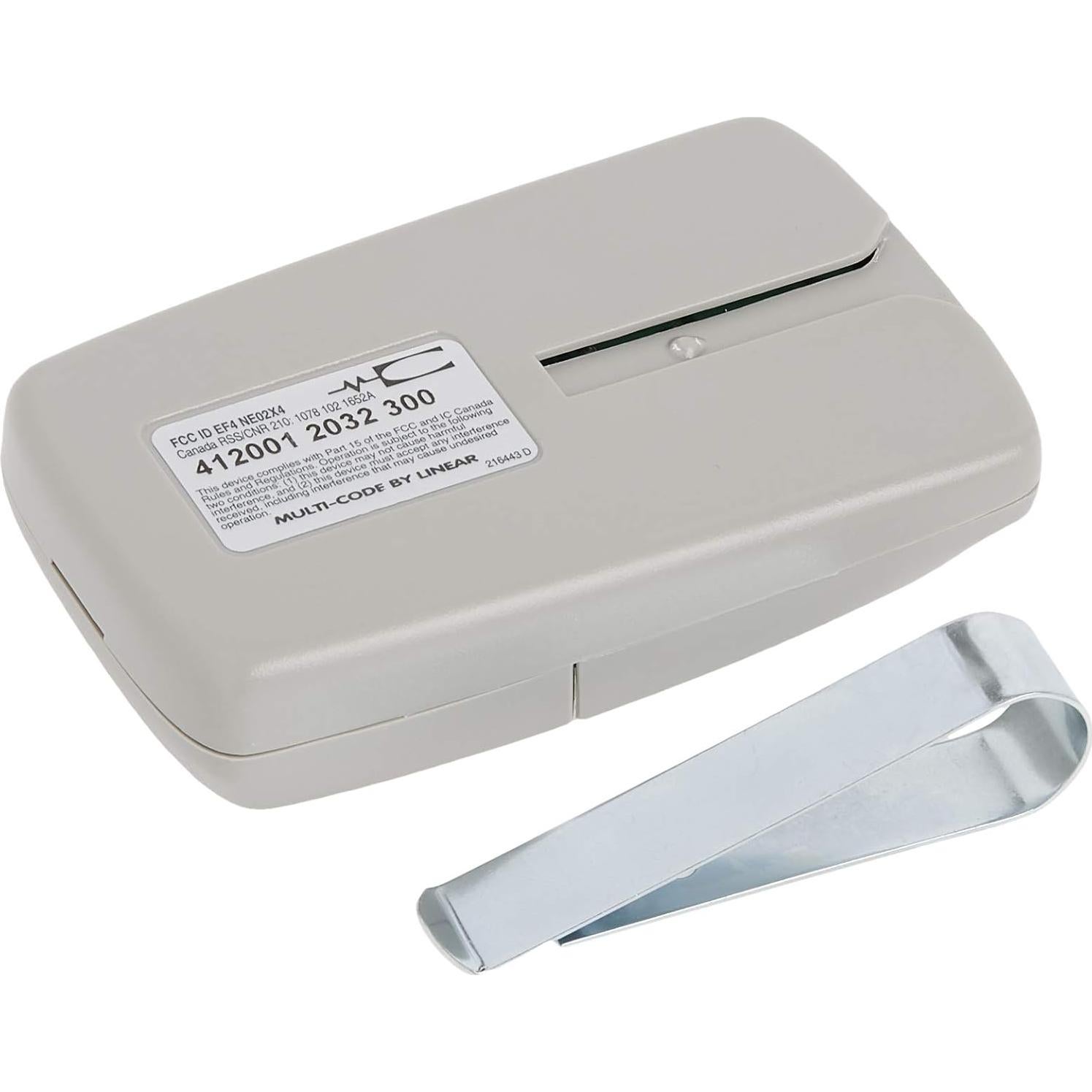 Transmisor de Visor Linear MCS412001 2 Canales Gris Suave