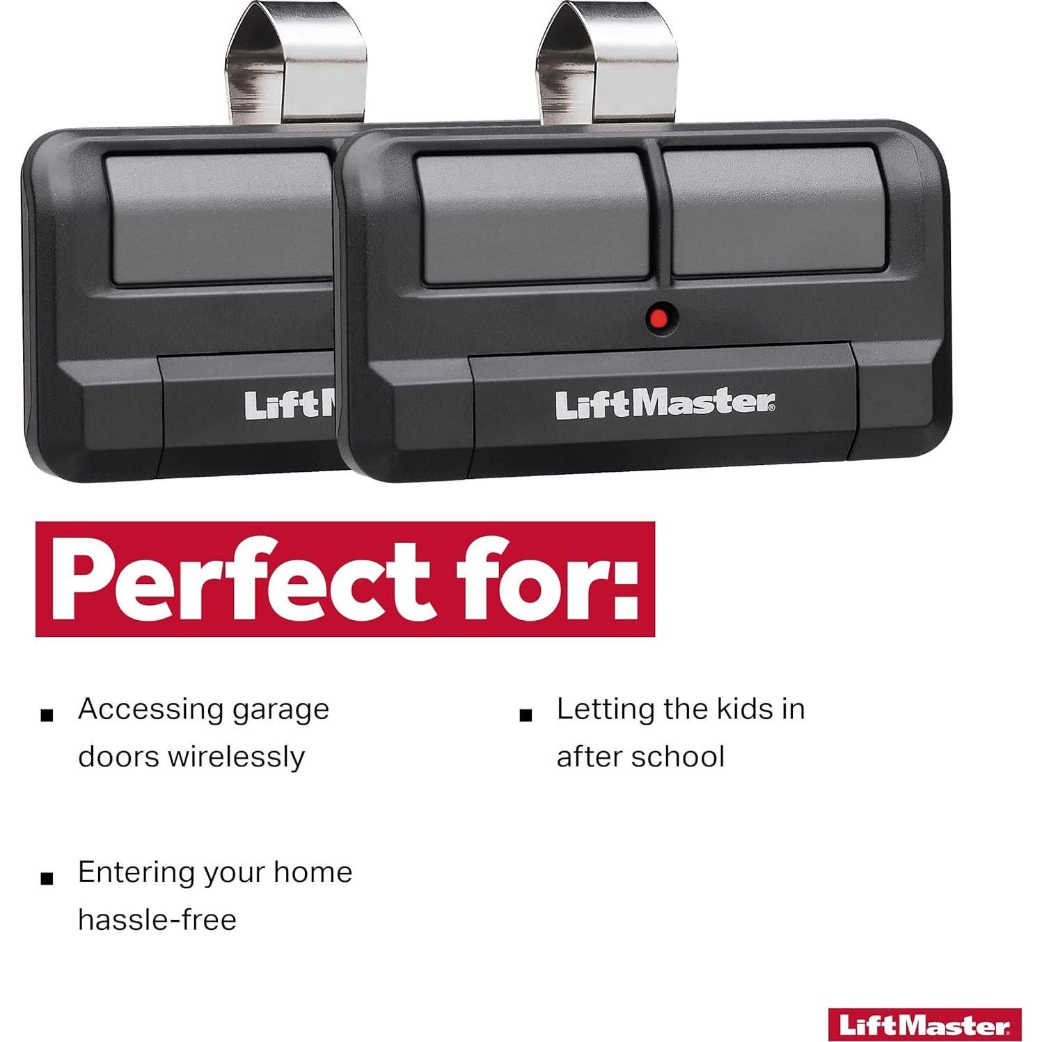 Control Remoto LiftMaster 892LT para Puerta de Garaje - Paquete de 2