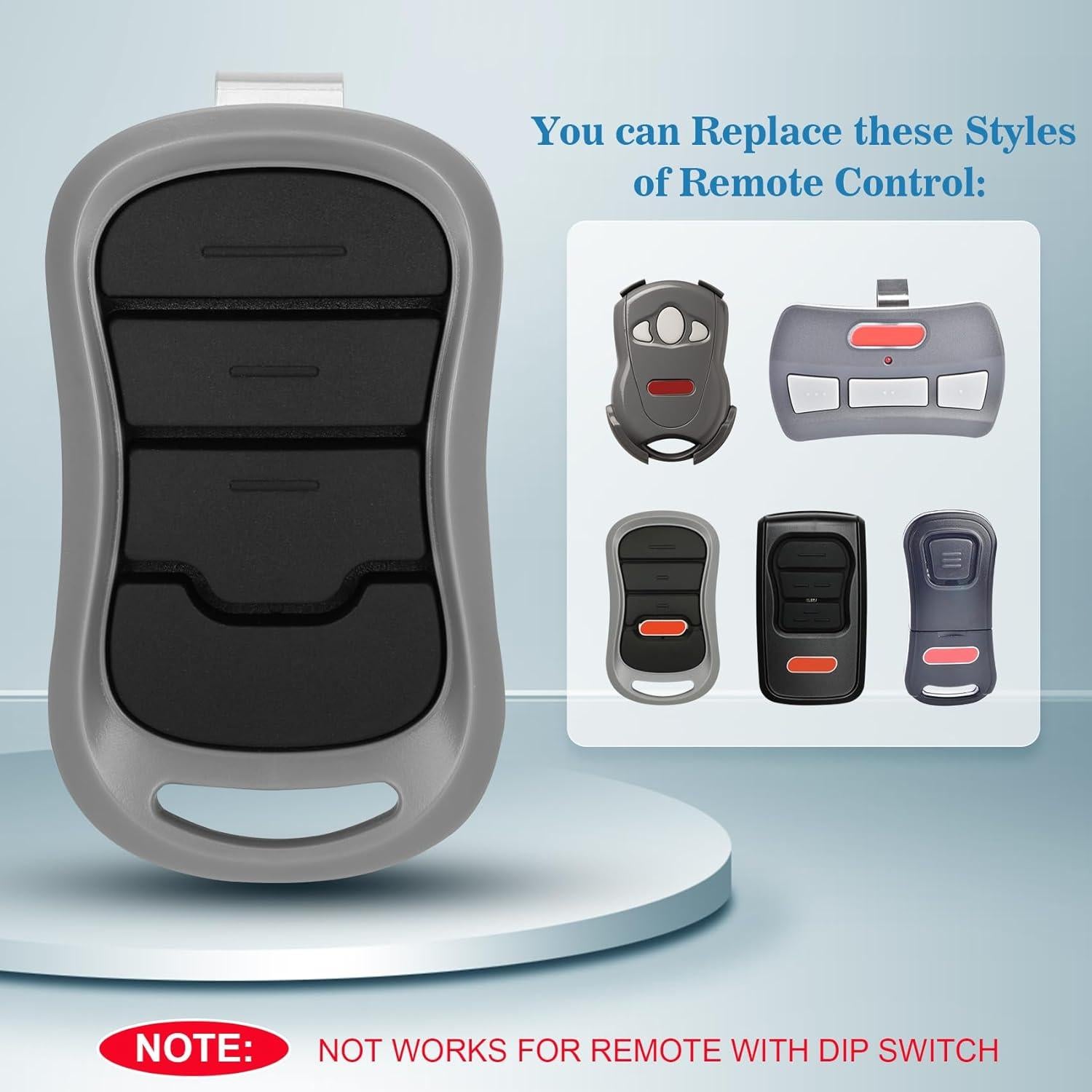 Control Remoto de Puerta de Garaje Genie G3T-R - Paquete de 2