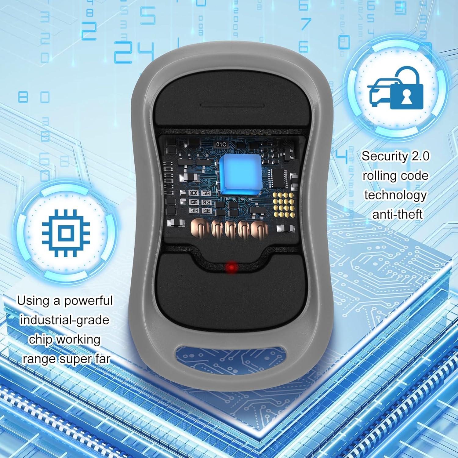 Control Remoto de Puerta de Garaje Genie G3T-R - Paquete de 2