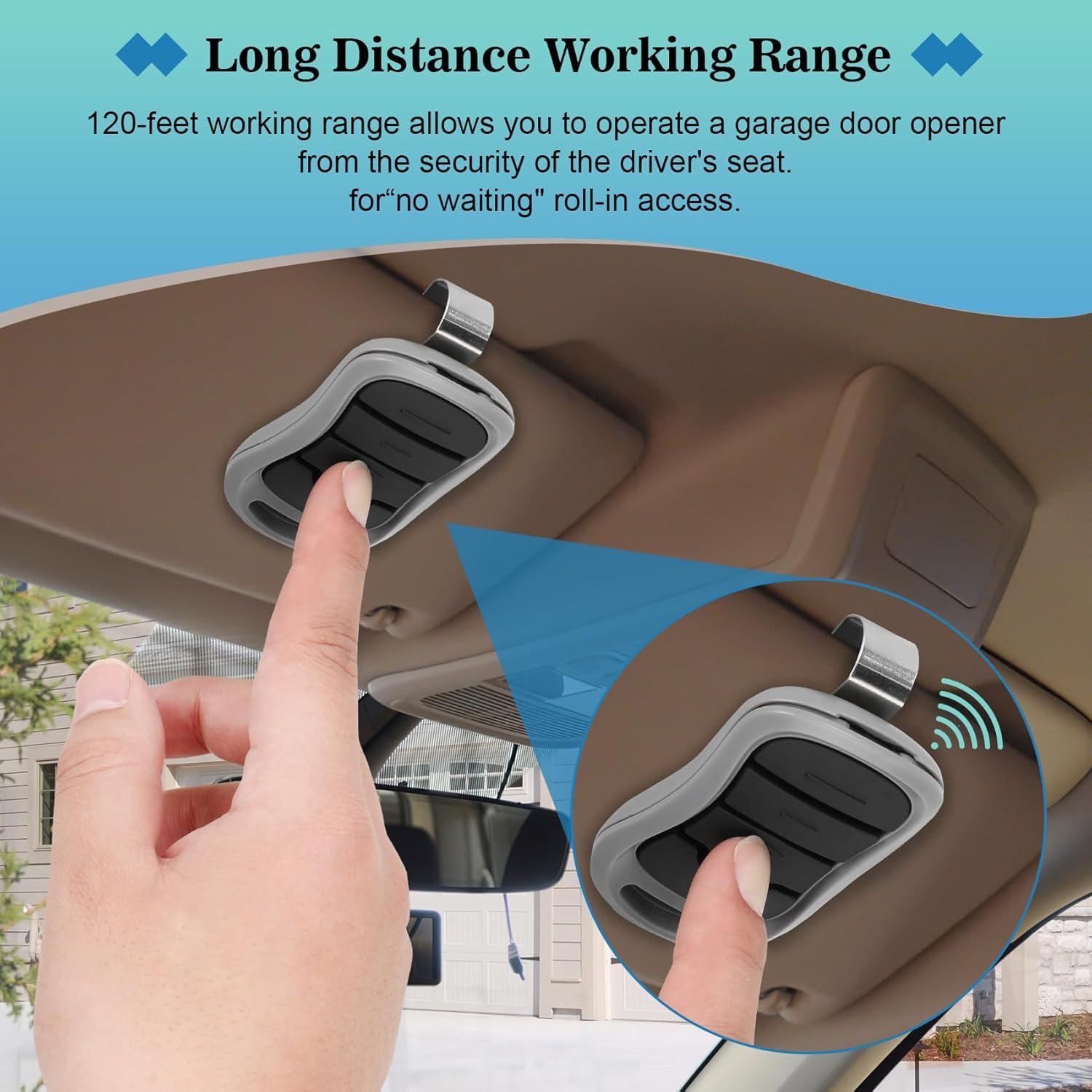 Control Remoto de Puerta de Garaje Genie G3T-R - Paquete de 2