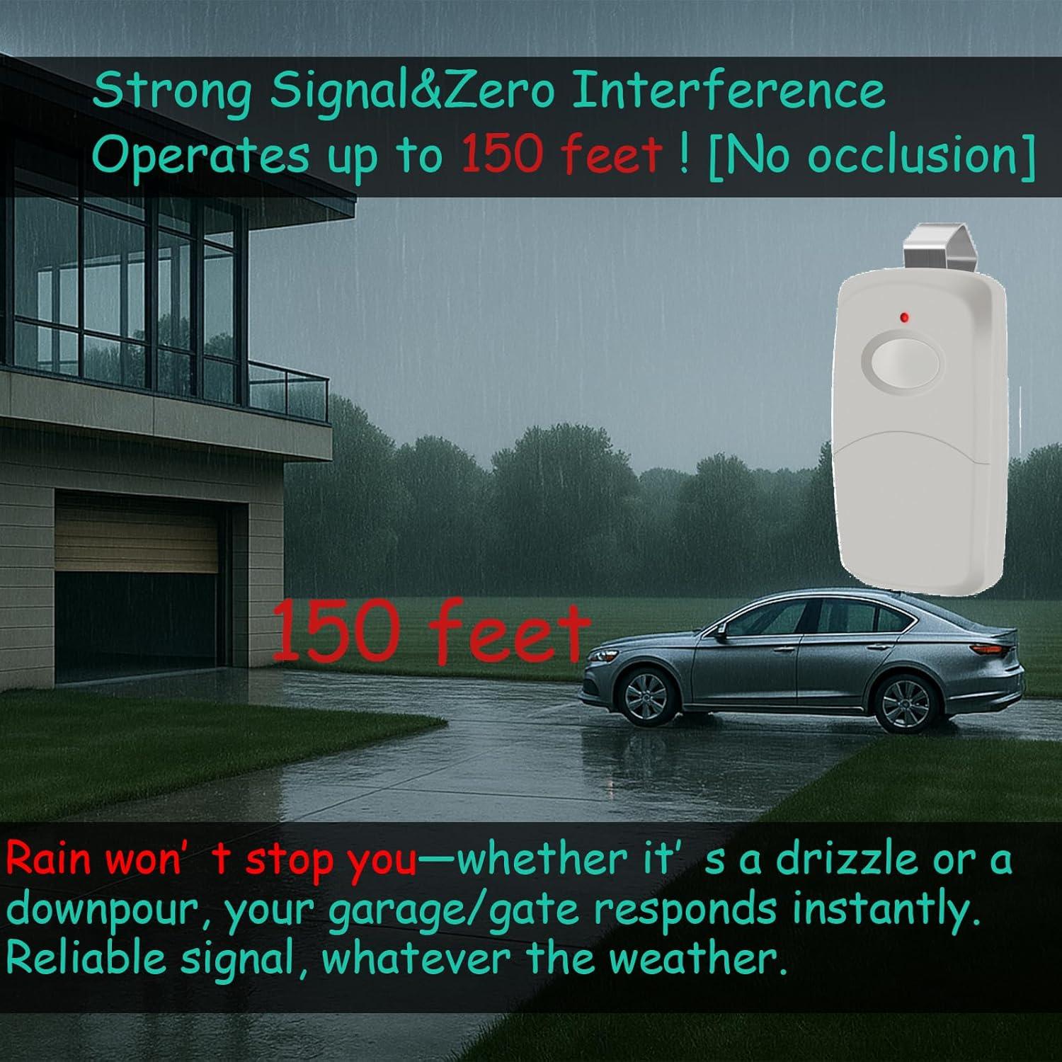 Control Remoto de Garaje Datonten RQBK6 300MHz 10 Interruptores