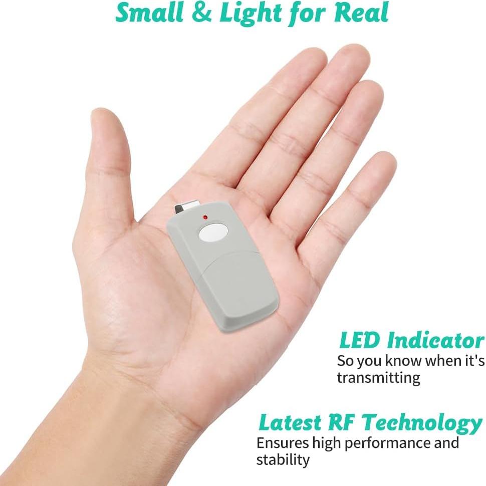 Control Remoto de Garaje Datonten RQBK6 300MHz 10 Interruptores