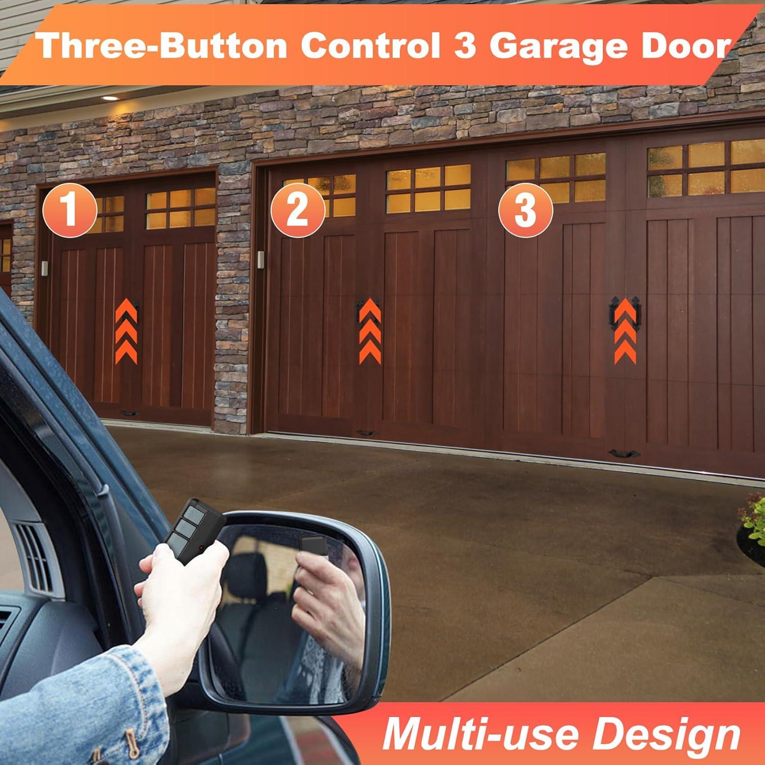 Control Remoto 893MAX Micnce para Puerta de Garaje - 3 Botones