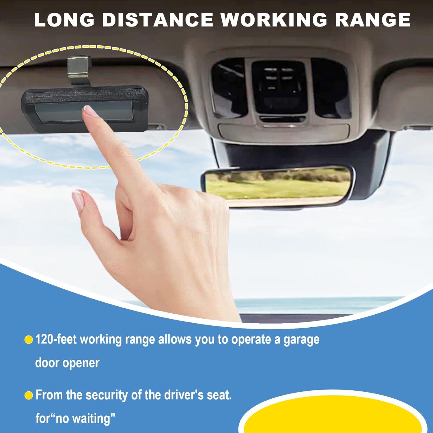 Control Remoto de Puerta de Garaje QSDIYRF 891LM Amarillo Security+2.0