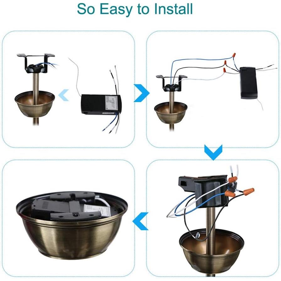 Control Remoto Universal para Ventilador de Techo LPHUMEX 3 en 1