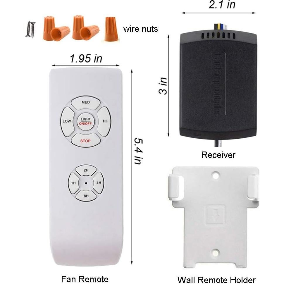 Kit Control Remoto Universal LPHUMEX para Ventilador Techo 3 en 1