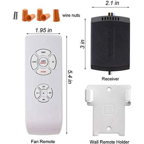 Kit Control Remoto Inalámbrico Ventilador Techo Smekitlly JF018