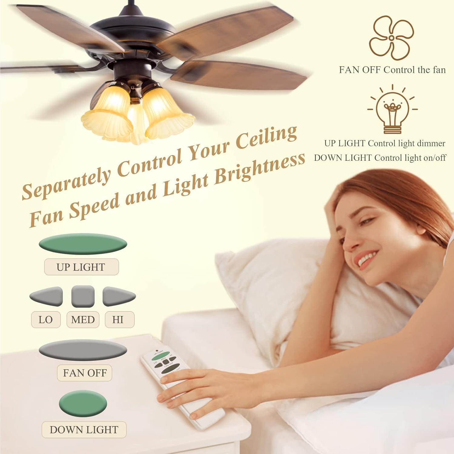 Control Remoto Universal para Ventilador de Techo Prichor RC-HD6