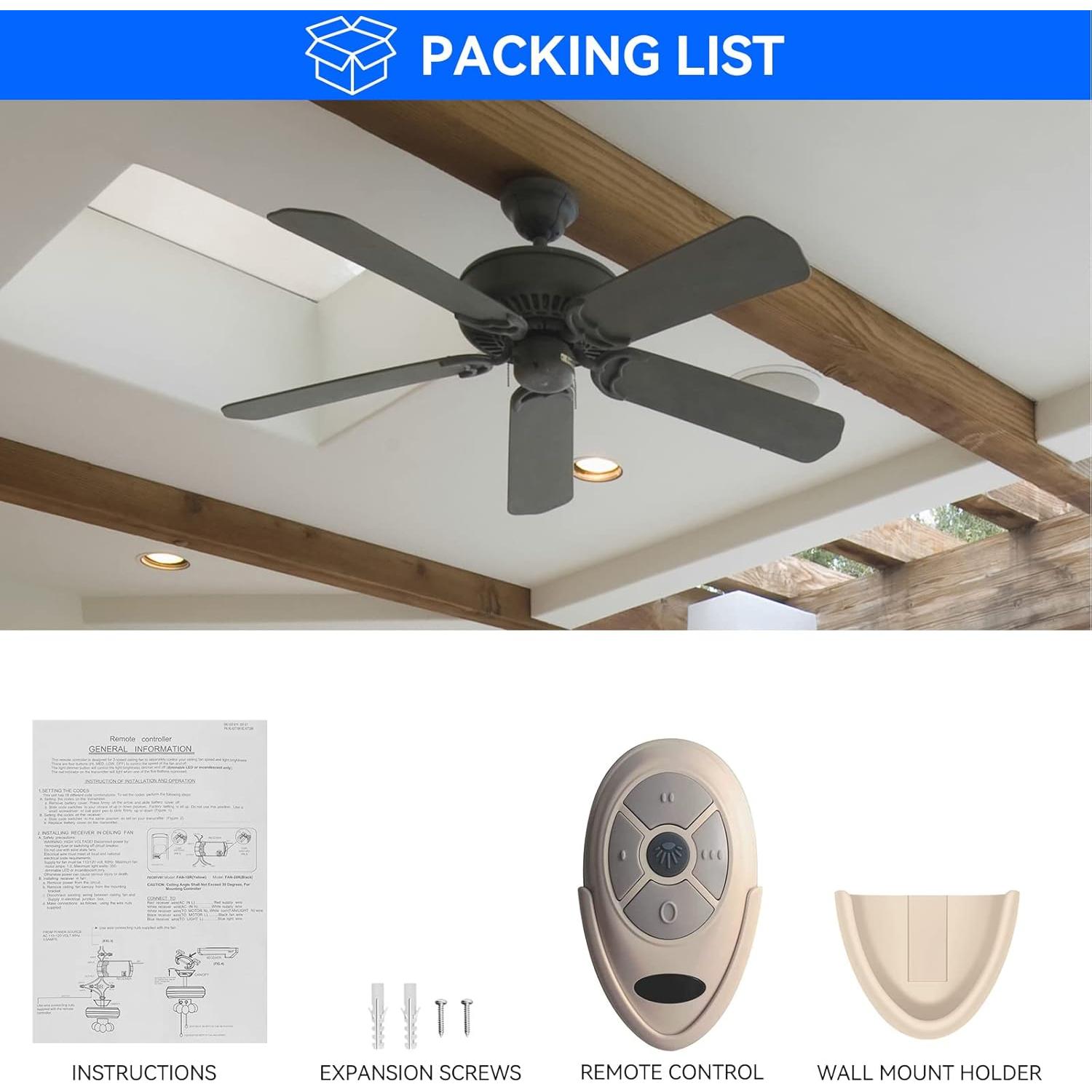 Control Remoto para Ventilador de Techo Harbor Breeze 35T