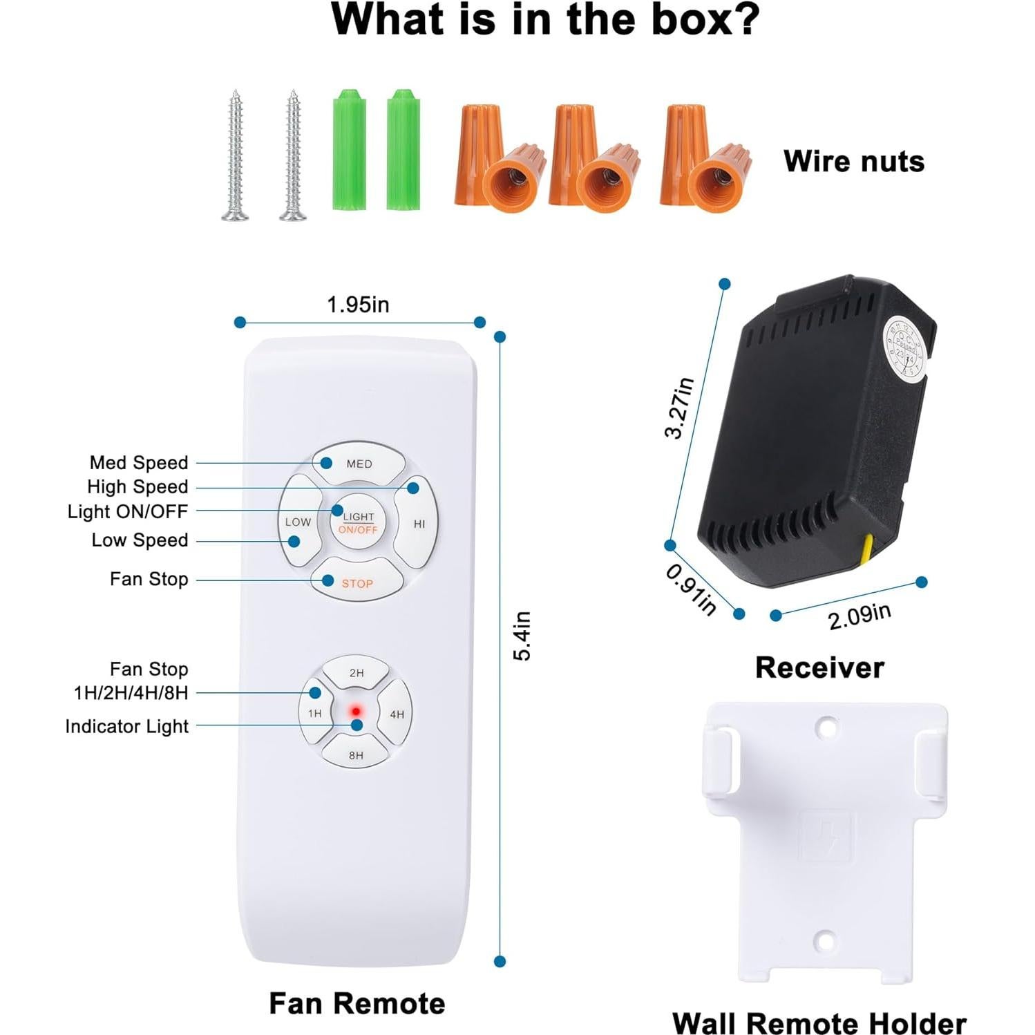 Control Remoto Universal para Ventilador de Techo LPHUMEX