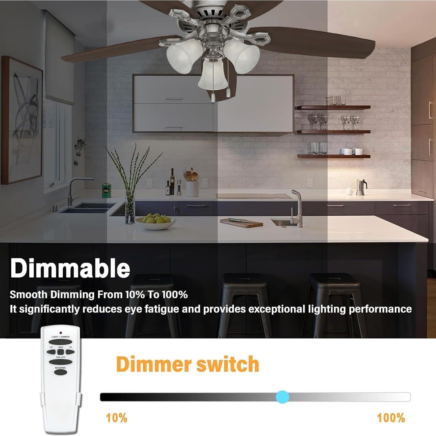 Control Remoto para Ventilador de Techo HD6 CeilingBreeze con Inversor