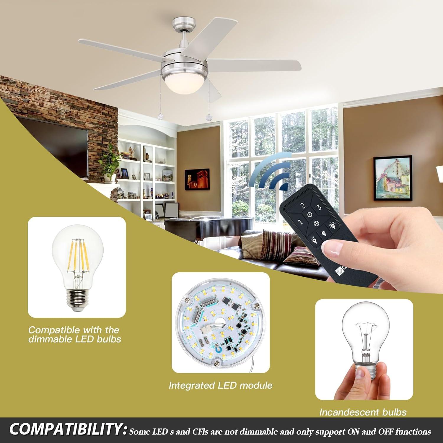 Control Remoto Universal para Ventilador de Techo Caisens 3 Velocidades