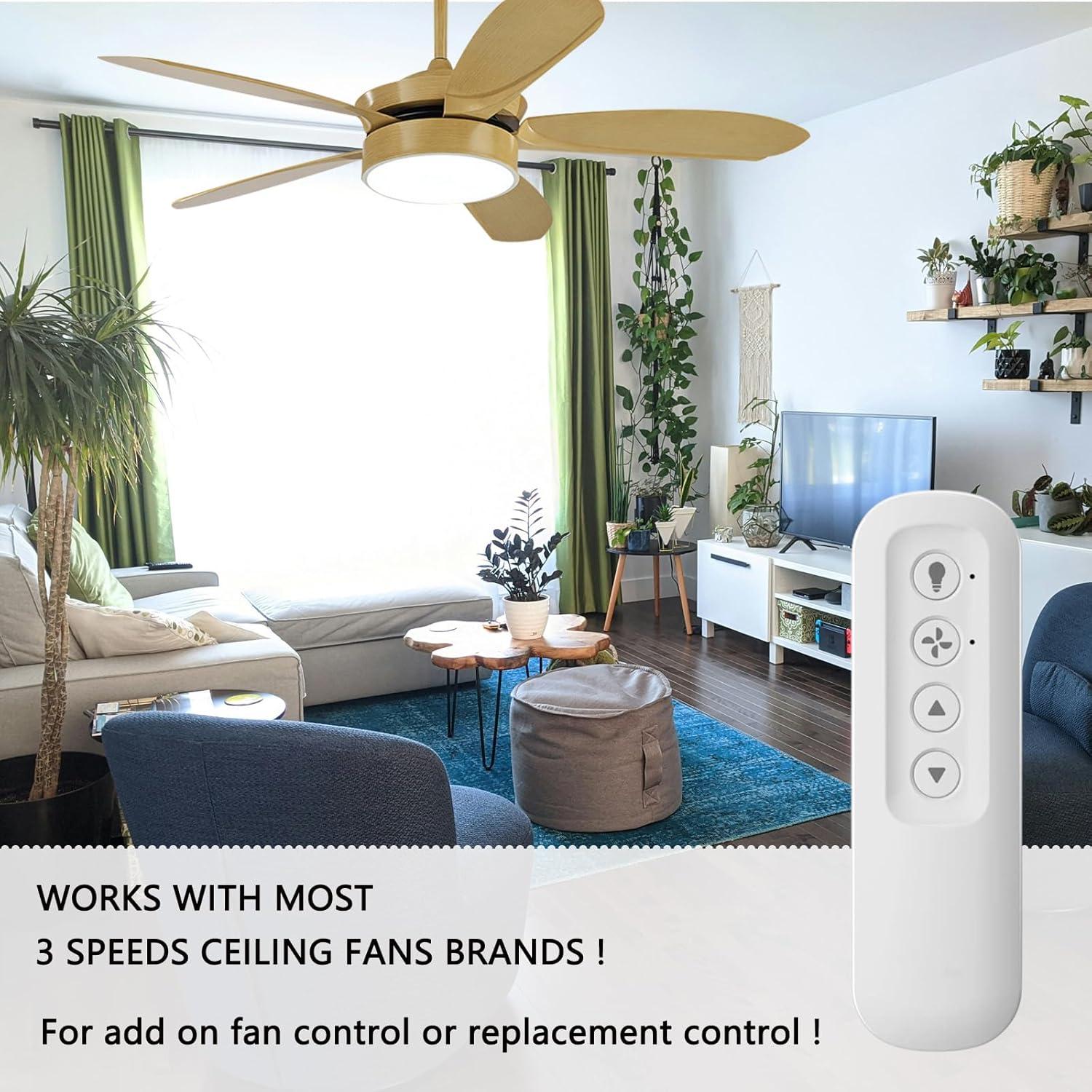 Control Remoto Hunter RC-82T para Ventilador de Techo 434MHz