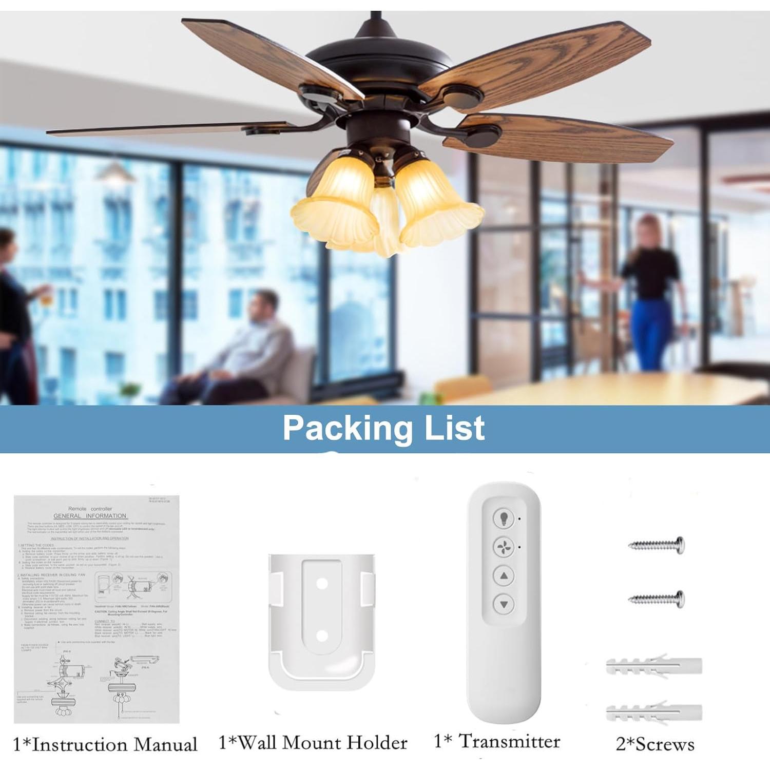 Control Remoto Hunter RC-82T para Ventilador de Techo