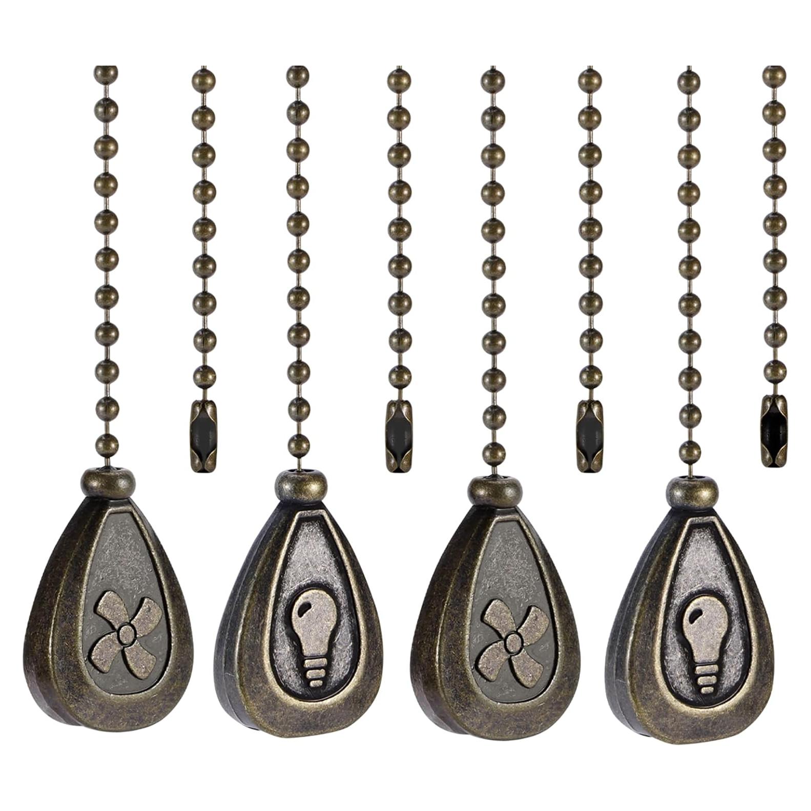 Paquete de 4 Extensores de Cadena de Tirar Yoeuikaoh Bronce