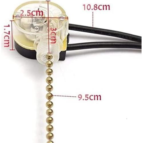 Cadena de Tirar de Reemplazo BWESOO para Ventilador de Techo