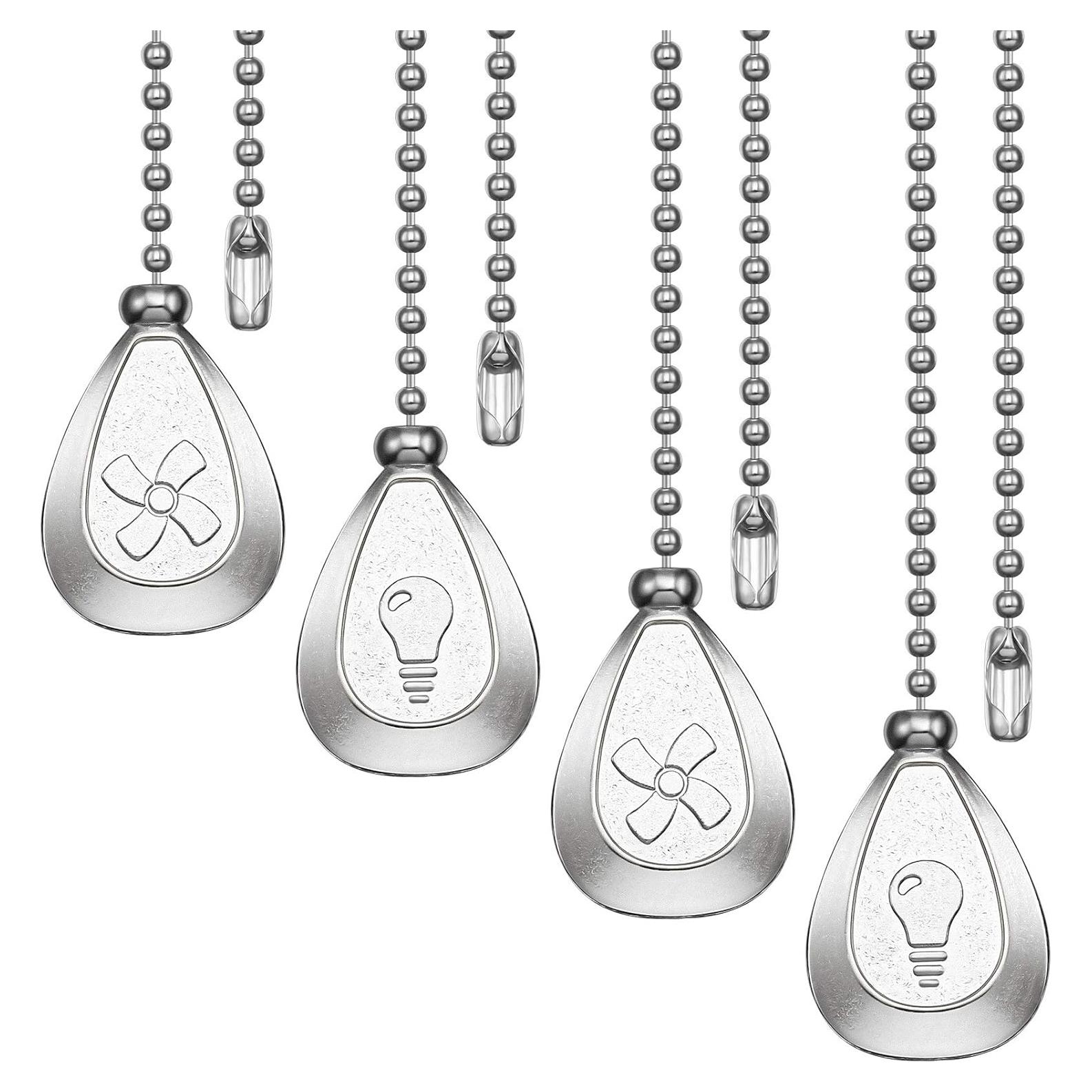 Extensores de Cadena de Tirar Patelai Plata 4 Piezas 30.48 cm