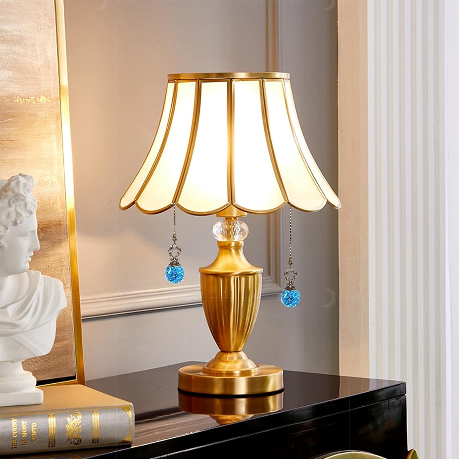 Cadena de Tirar para Ventilador de Techo LONGSHENG 38 cm Azul Lago